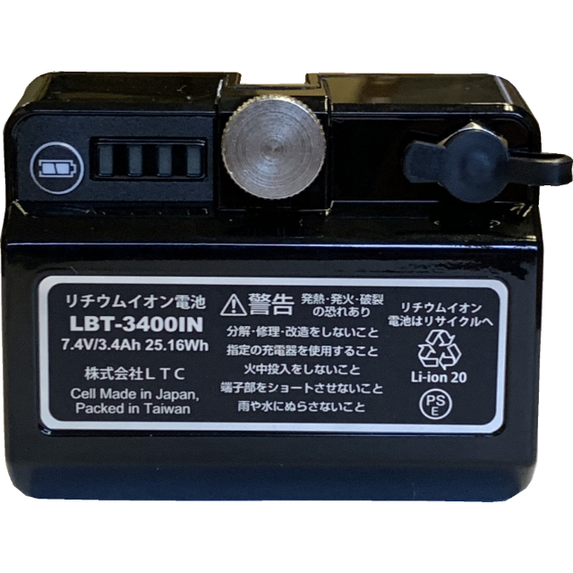 テクノ販売　リチウムバッテリー　LBT-3400IN