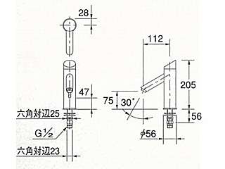 カクダイ センサー水栓(ブロンズ) 沃 713-322 ウエダ金物【公式サイト】