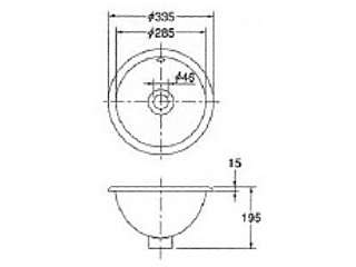 カクダイ 丸型手洗器 DURAVIT #DU-0473340031 ウエダ金物【公式サイト】