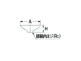 カクダイ 浴場・プール用循環金具 底面角型循環金具 400-504-25 ウエダ