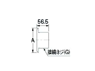 カクダイ 浴場・プール用循環金具 吐出金具 400-507-25 ウエダ金物