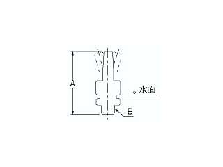 カクダイ 噴水ノズル(施設用) 回転糸ノズル 5382-10X5 ウエダ金物