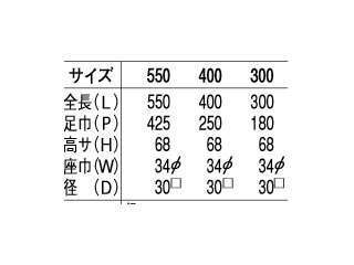 シロクマ ウッド角棒取手(両面用) 550mm No.80 ウエダ金物【公式サイト】