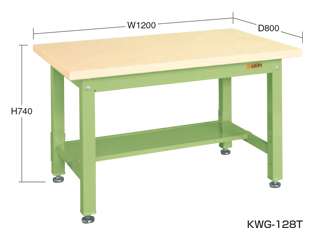 トラスコ】TW型3000kgタイプ 重量作業台（４段引出・ロッカー付