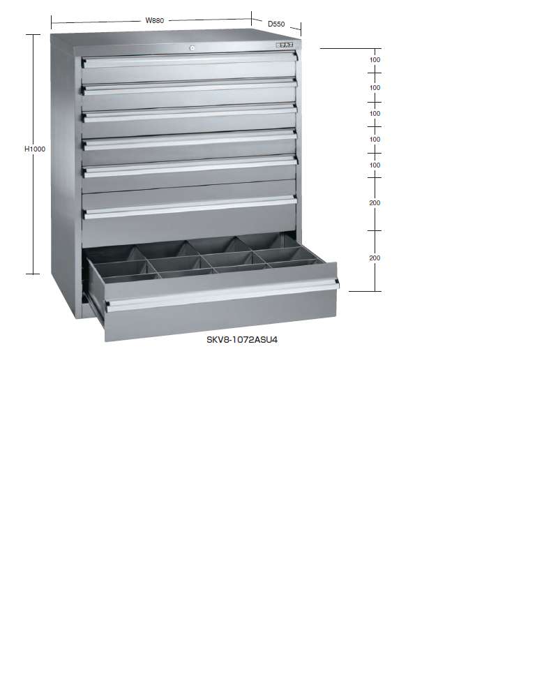 サカエＳＫＶキャビネットSKV8-1091ANG【お届け先が法人様か個人事業主