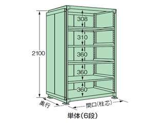 サカエ　中量棚ＰＢ型パネル付　ＰＢ−２５２５