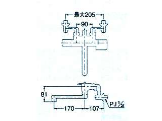 カクダイ 173-063 サーモスタットシャワー混合栓 ウエダ金物【公式サイト】