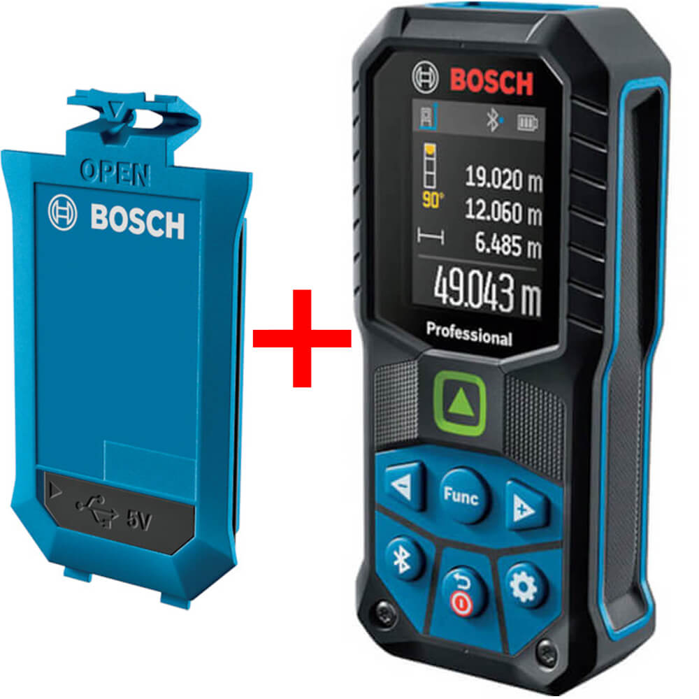 新品 ボッシュ レーザー距離計 GLM500J 充電器・電池セット付 BOSCH
