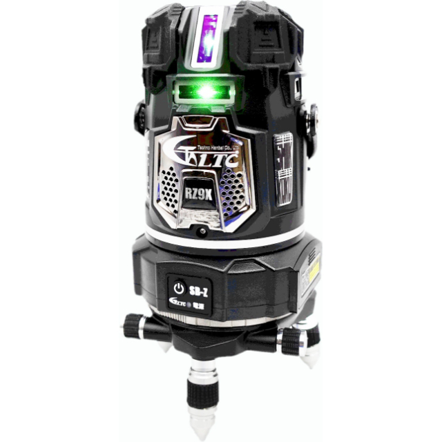 テクノ販売　LTC-RZ9X・SBZ(受光器・三脚付き)　自動追尾グリーンレーザー　スマートベースセット