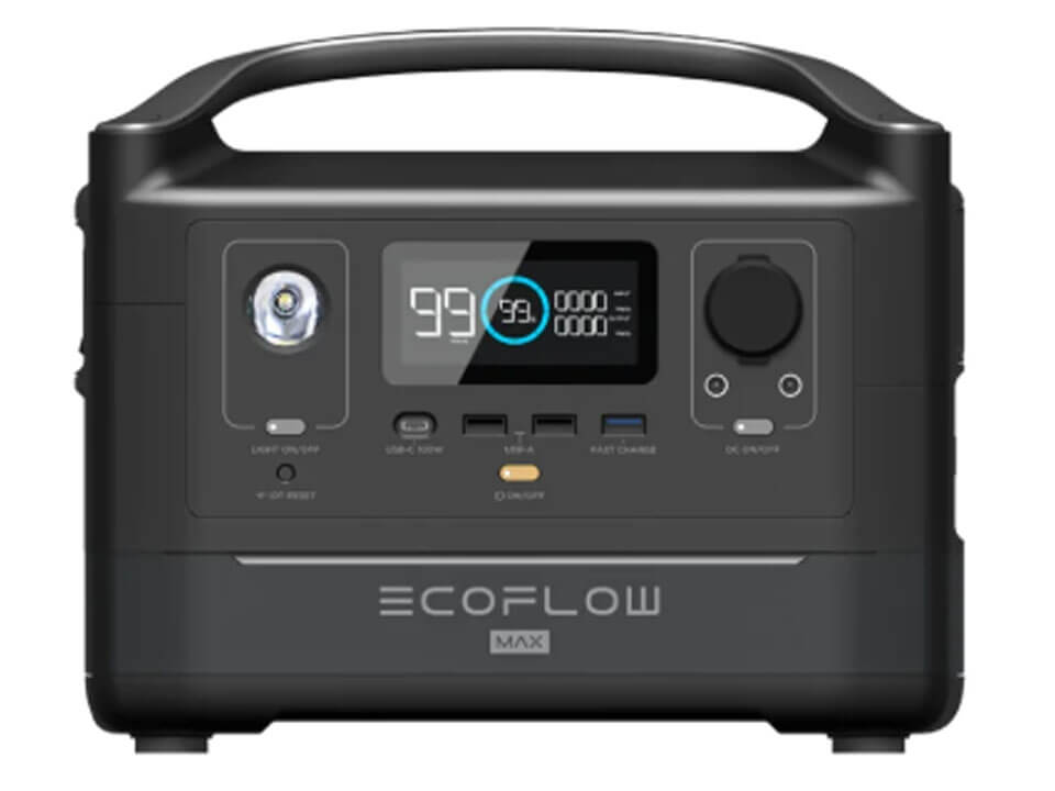 EcoFlow EFRIVER600MAX-JP EcoFlow RIVER Max ポータブル電源 ウエダ金物【公式サイト】