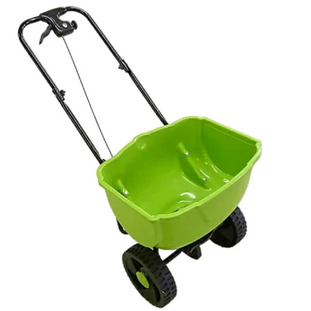 シンセイ 27L 肥料散布機(小)肥料散布カート 手押し式散布機