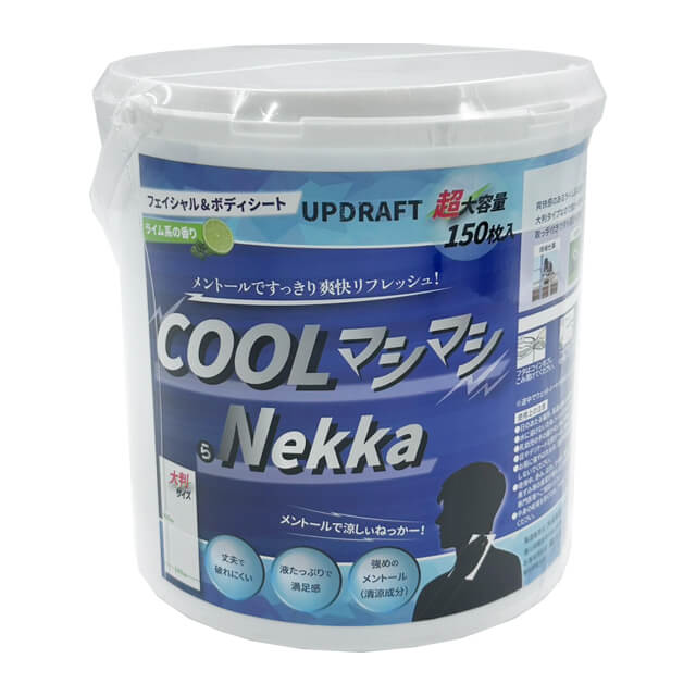 UPDRAFT 19090172 フェイシャル&ボディシート COOLマシマシらNekka