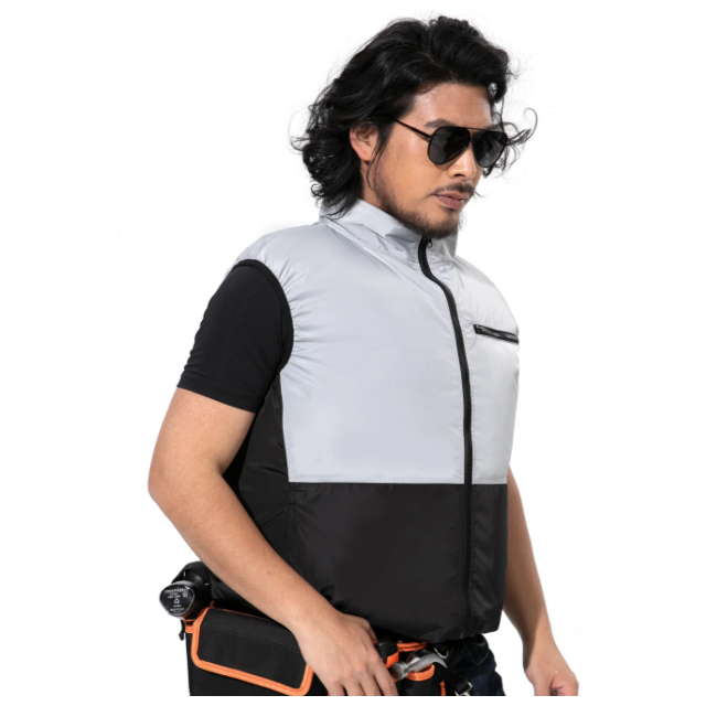 COVELL MJ-A01-grey 空調服ベスト ファンバッテリセット