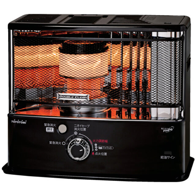 トヨトミ RC-W3624-B 反射形石油ストーブ