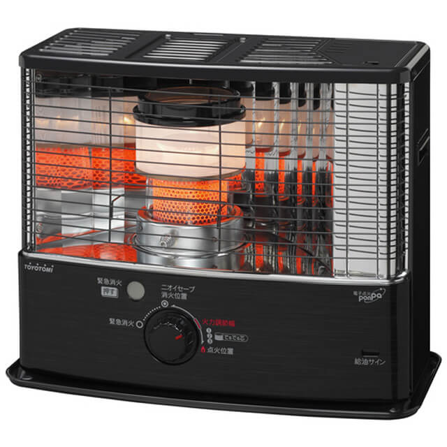 トヨトミ HRC-W3624-B 反射形石油ストーブ