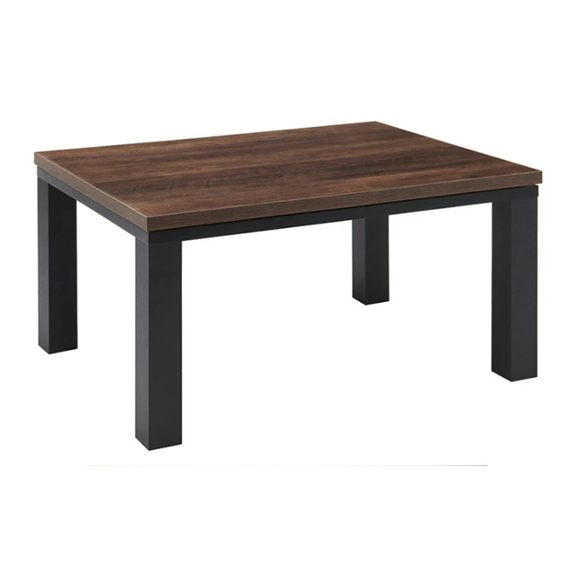 ユアサプライムス こたつテーブル フラットヒーター YLW-8609MC(MBK)