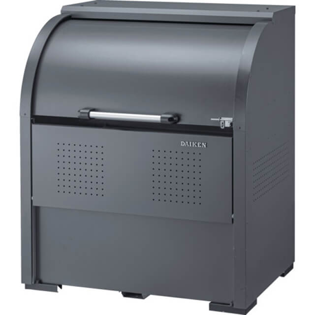 ダイケン ゴミ収集庫 スチールタイプ 幅1000mm 奥行750mm ダークグレー CKR-1007G2 (要組み立て)