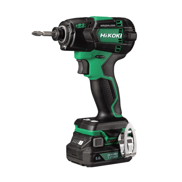 HiKOKI 10.8Vコードレス静音インパクトドライバ (バッテリー2個・充電器・ケース付) WHP12DB(2JS)