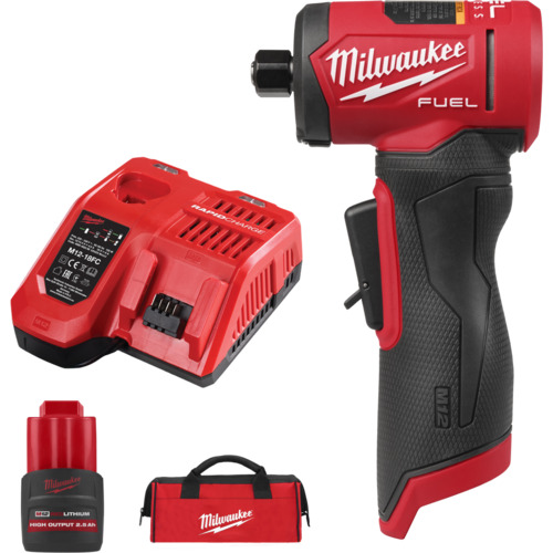 ミルウォーキー M12 FUEL アングルハンドグラインダー 2.5Ah×1キット【数量限定】 M12 FDGA2-251B LR JP