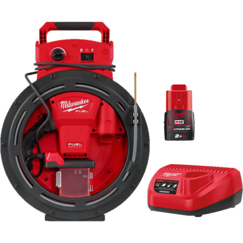 ミルウォーキー 【数量限定】M12 FUEL 高速配管清掃機 2.0Ah×1 キット M12 HSFSM-201 LR JP
