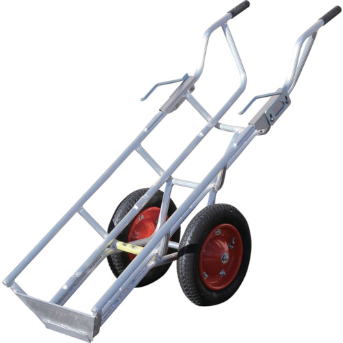 ハラックス LPガスボンベ運搬台車”タフボーイ”アオリ用フック付 LPG-502F