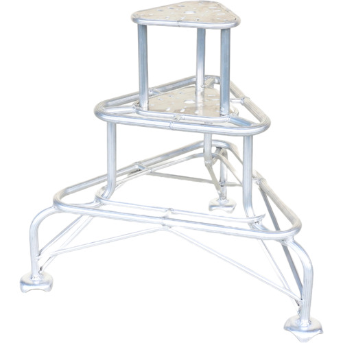 ハラックス アルミ製段付き踏台 フミラック 3段 FL-75-3W