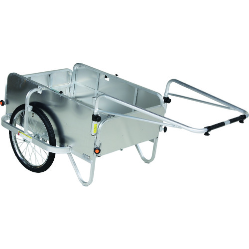 ハラックス 折りたたみ式リヤカー コンパック 全面アルミパネル付き HC-906A-4P