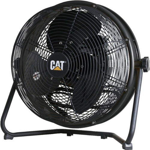 キャタピラー CAT 工場扇 35cm (壁・床タイプ) 羽根軸360°反転機能付 ブラック EEMF-14S360BK