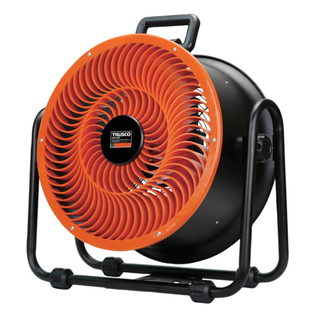 トラスコ 全閉式DCモーター工場扇 45cm オレンジ DF-45OR