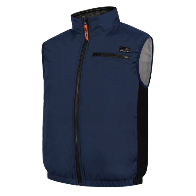 COVELL 空調冷風服 ベストタイプ ブルー Sサイズ P002-Blue-S