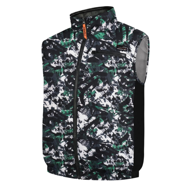 COVELL 空調冷風服 ベストタイプ カエデ迷彩 Sサイズ P002-B3-S