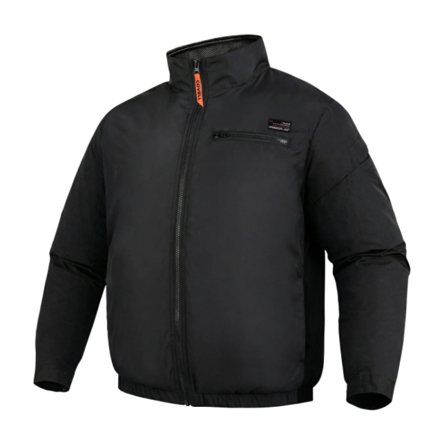COVELL 空調冷風服 長袖タイプ ブラック Sサイズ CX-P002-Black-S