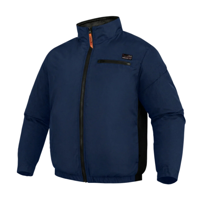 COVELL 空調冷風服 長袖タイプ ブルー Sサイズ CX-P002-Blue-S