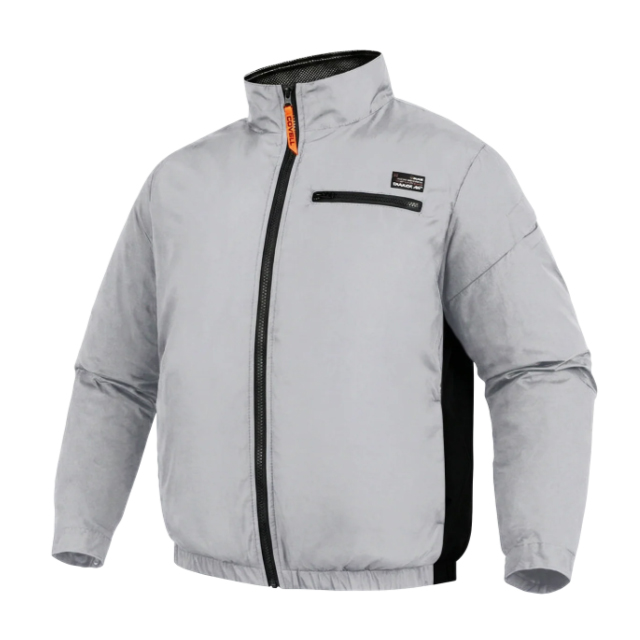 COVELL 空調冷風服 長袖タイプ グレー Sサイズ CX-P002-Gray-S