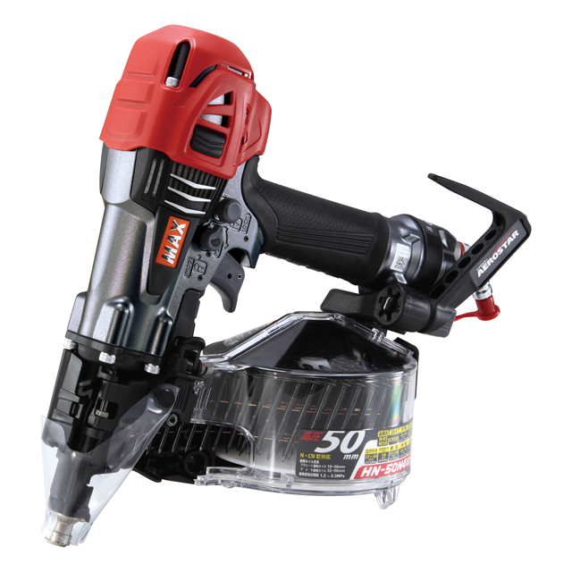 MAX 50mm釘打機 スーパーネイラ マッドグレー 【限定色】 HN-50N4(D)-MC