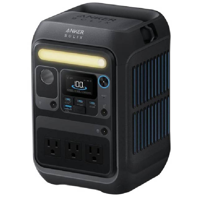 Anker ポータブル電源 Solix C300 Portable Power Station ブラック A1722511