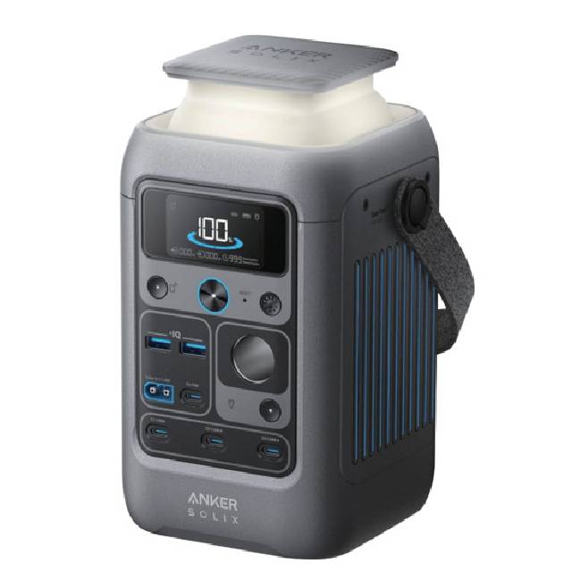 Anker A17265Z1 ポータブル電源 Solix C300 DC Portable Power Station ダークグレー