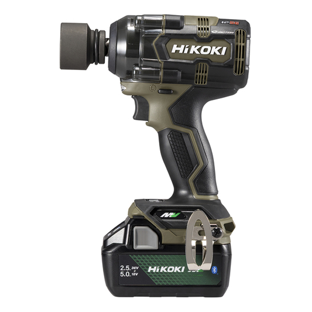 HiKOKI コードレスインパクトレンチ (バッテリー2個・充電器・ケース付き・ソケット別売) 限定色チャコールグレー WR36DH(2XHGRSZ)